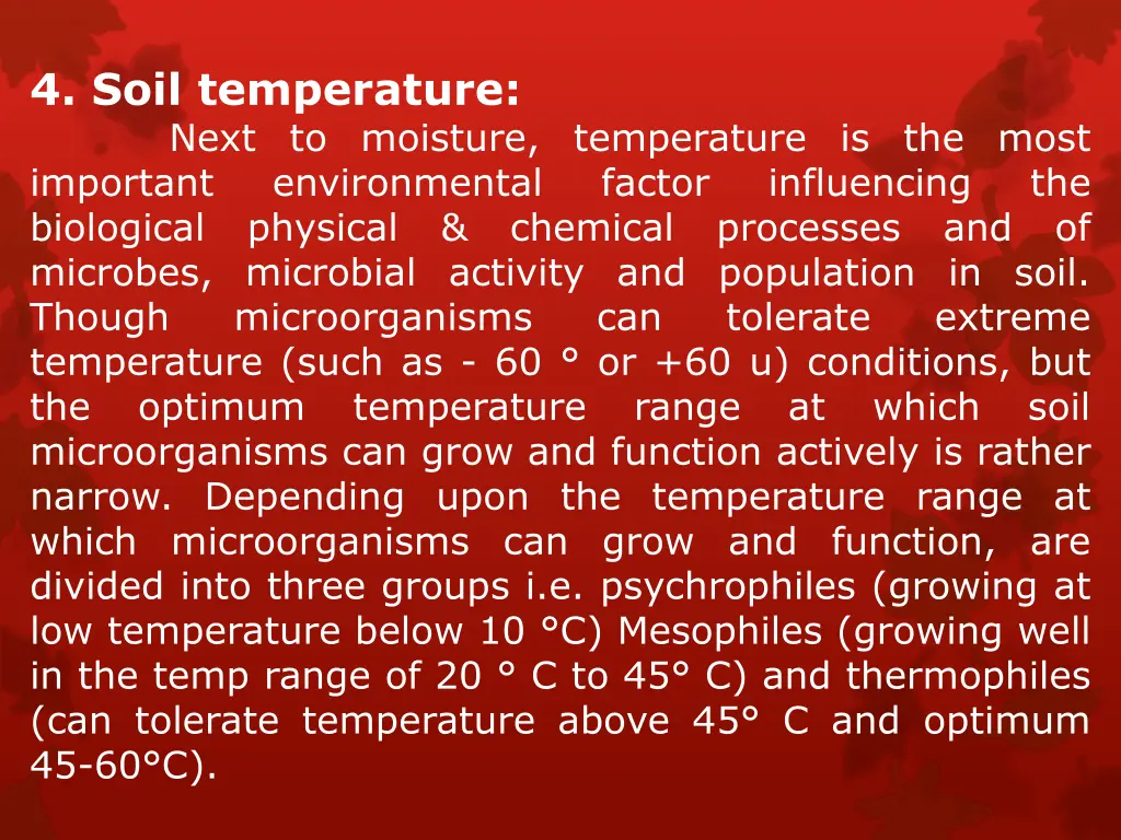 4 soil temperature next to moisture temperature