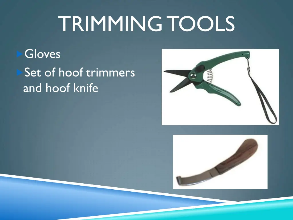 trimming tools