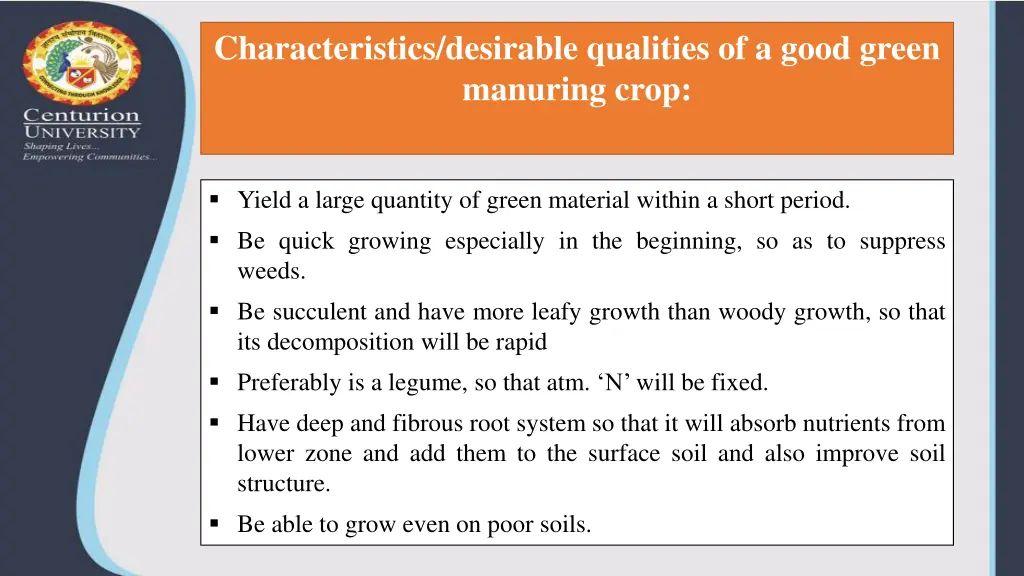 characteristics desirable qualities of a good