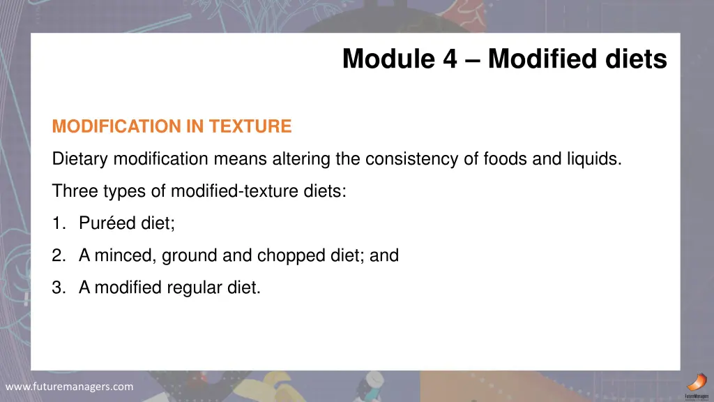 module 4 modified diets