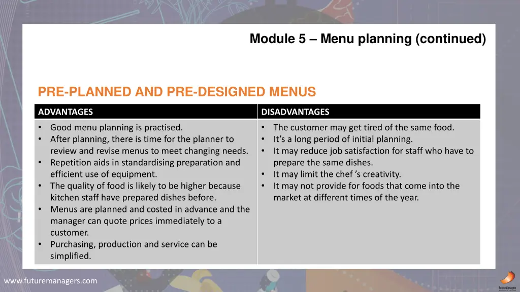 module 5 menu planning continued 1