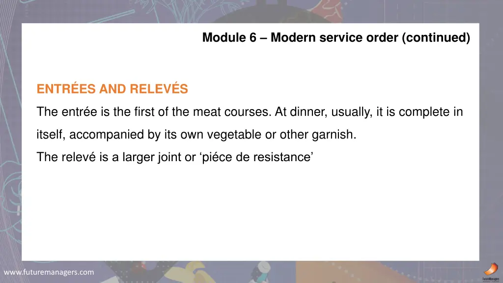 module 6 modern service order continued 3