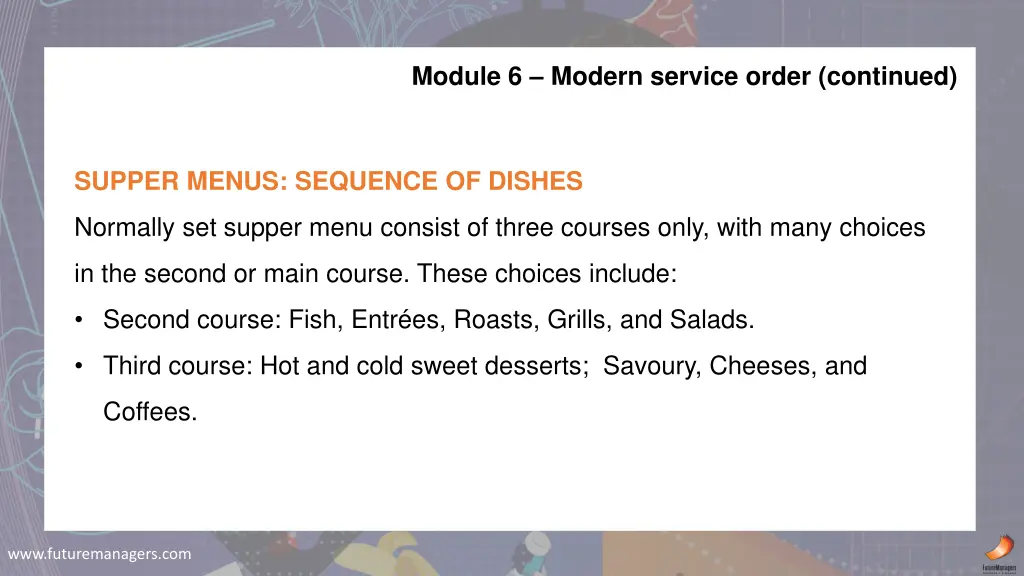 module 6 modern service order continued 4