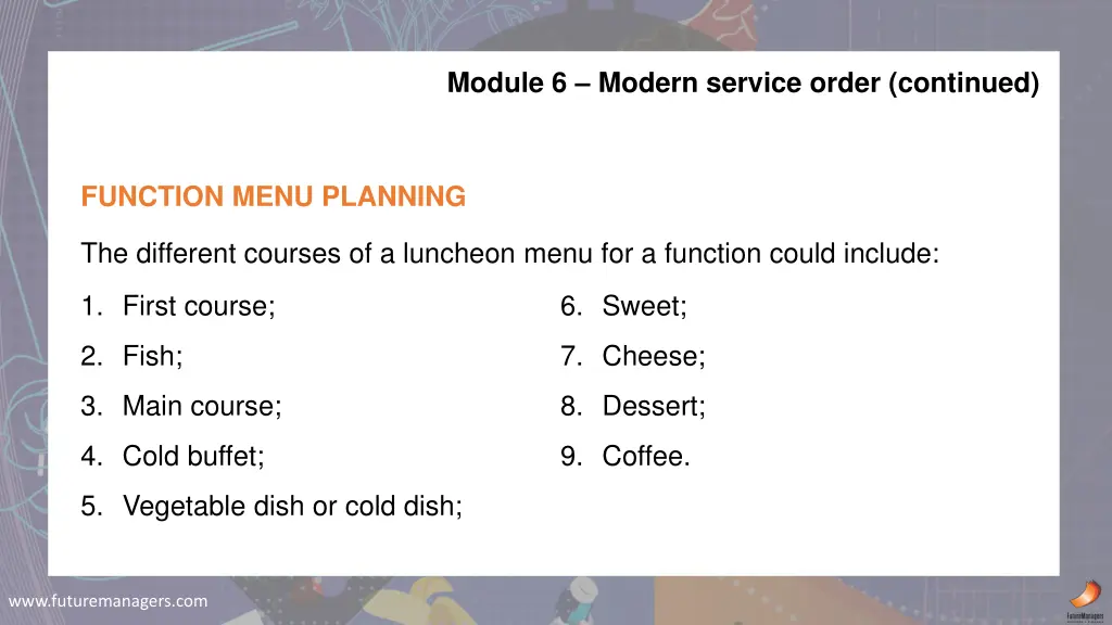 module 6 modern service order continued 5