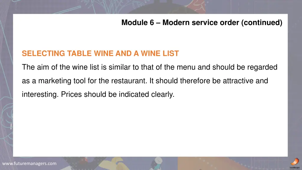 module 6 modern service order continued 8