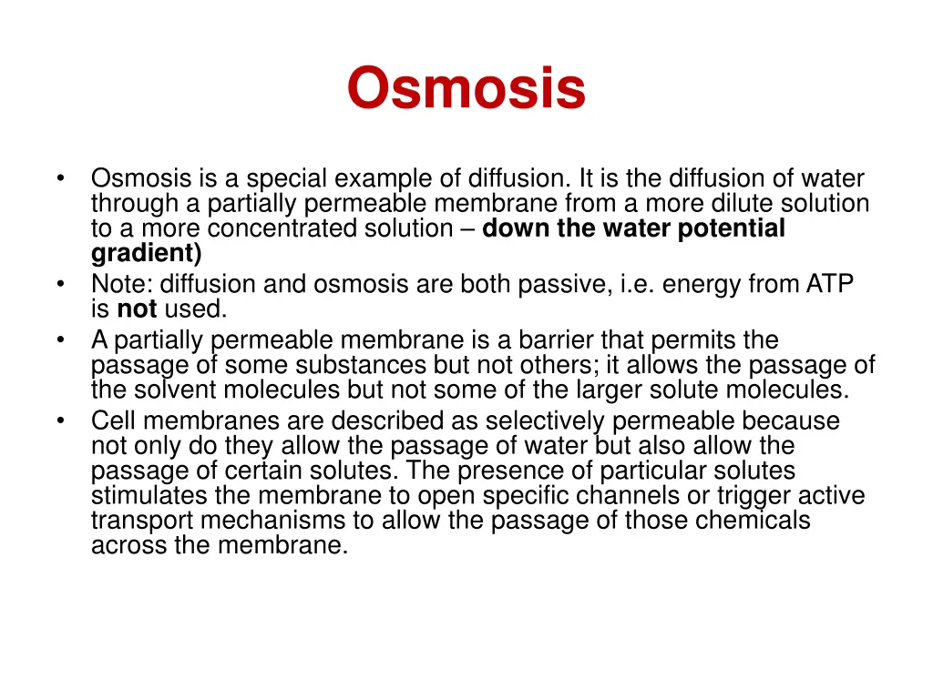 osmosis