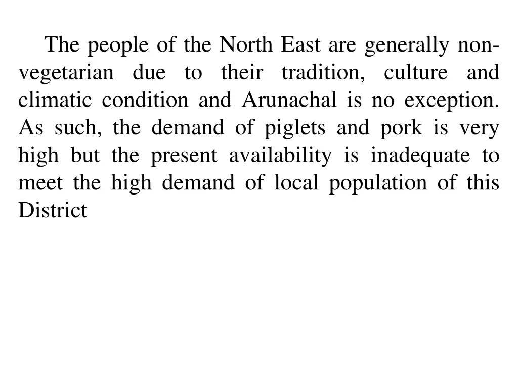 the people of the north east are generally