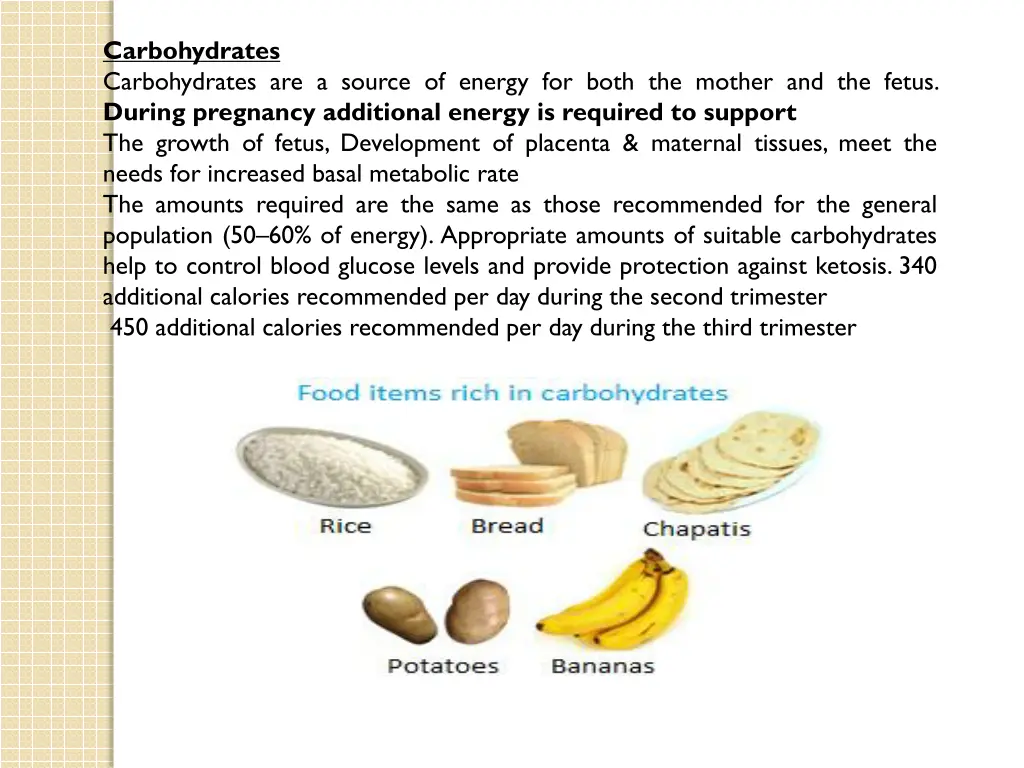 carbohydrates carbohydrates are a source