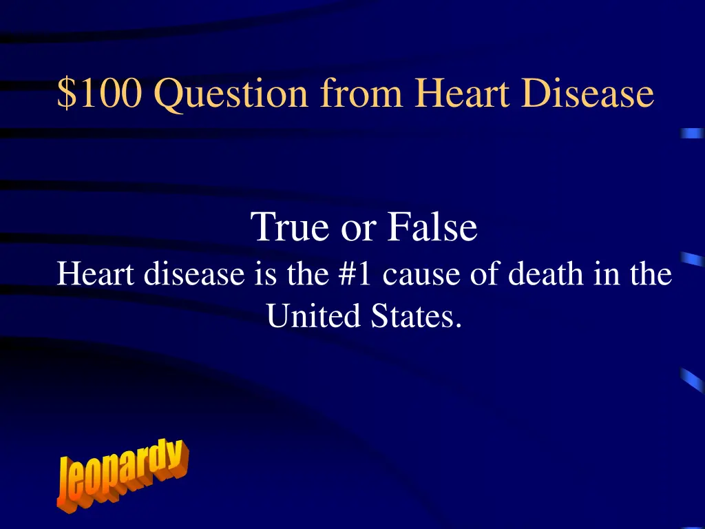 100 question from heart disease