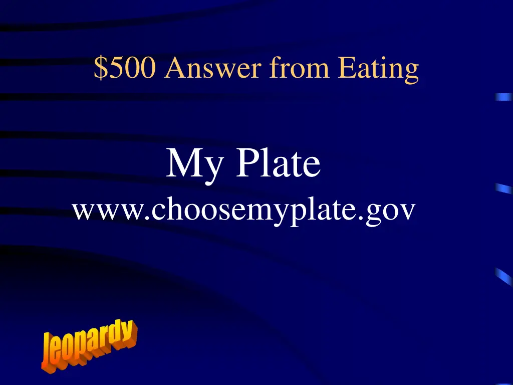 500 answer from eating