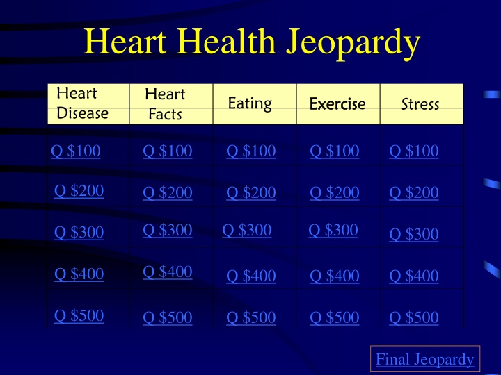 heart health jeopardy