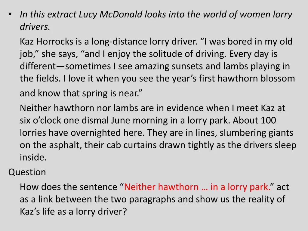 in this extract lucy mcdonald looks into