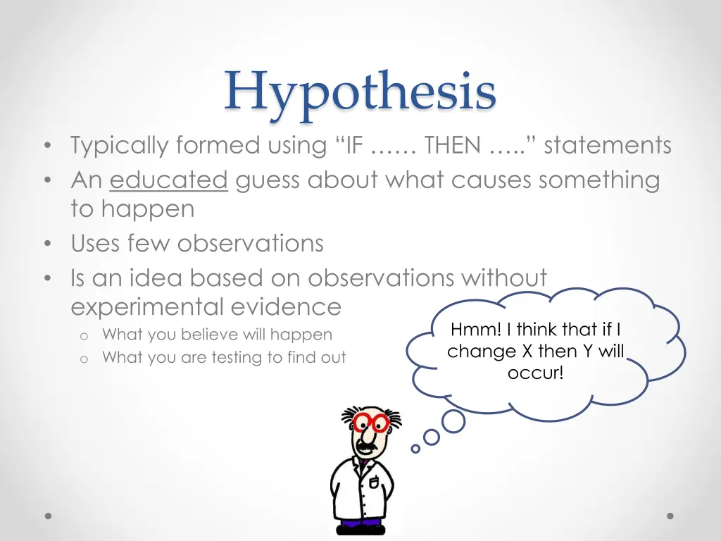 hypothesis