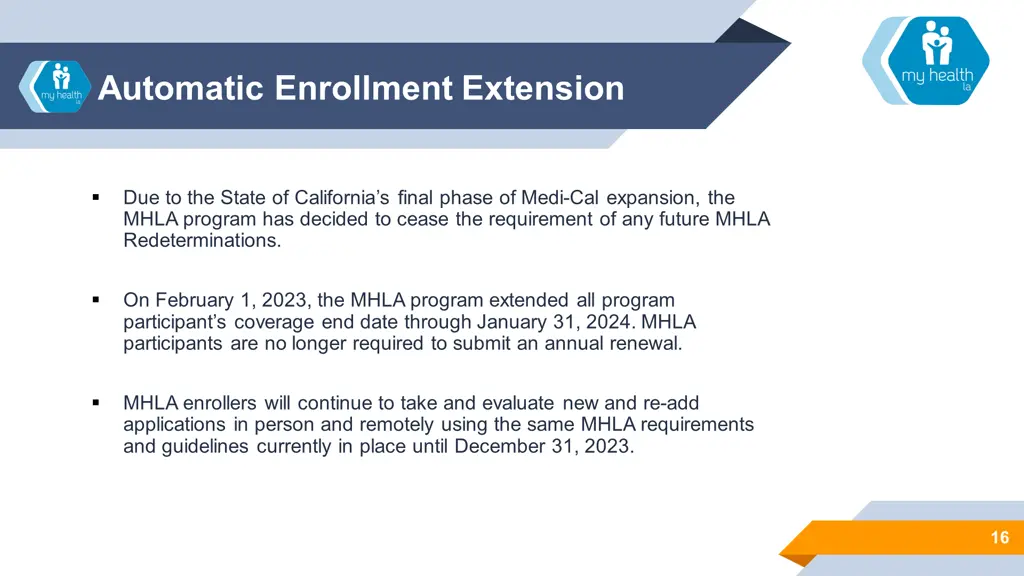 automatic enrollment extension