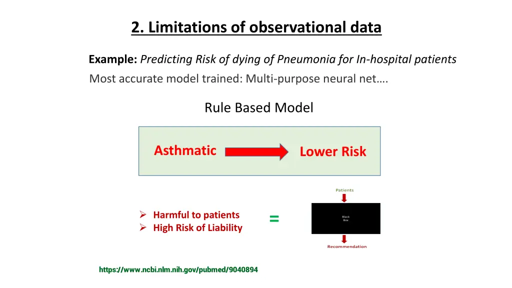 2 limitations of observational data