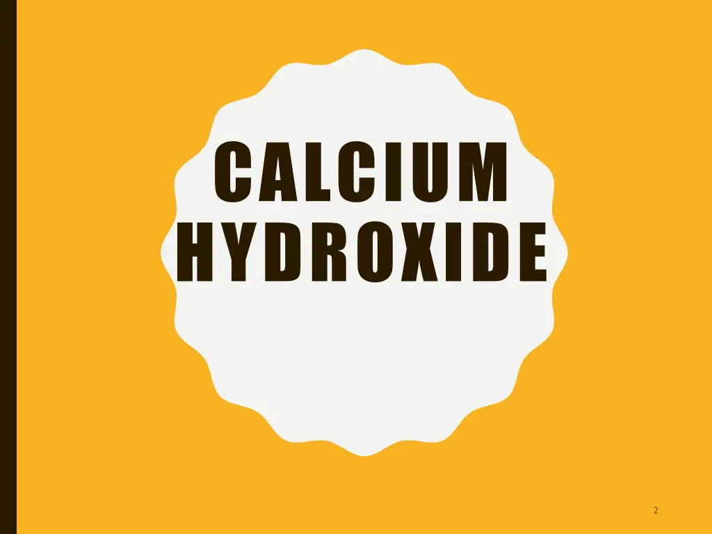 calcium hydroxide