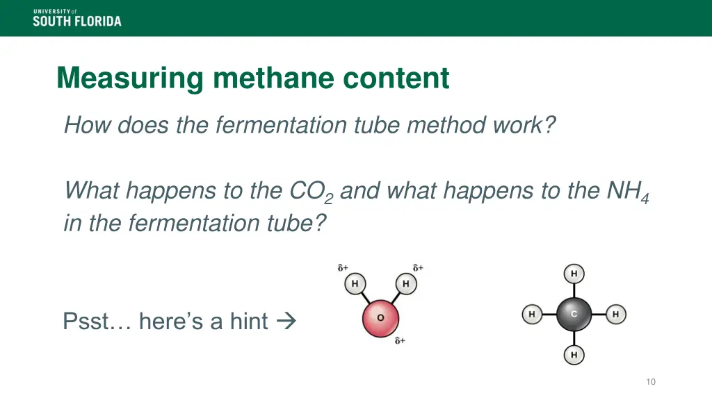 measuring methane content 3