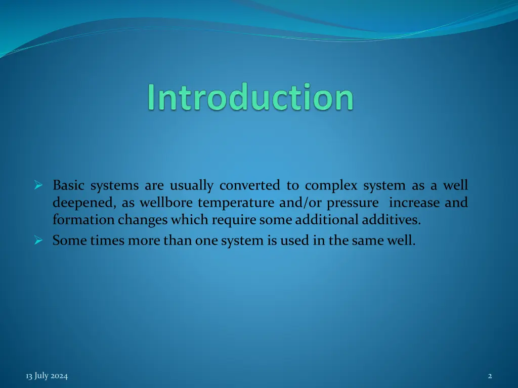 basic systems are usually converted to complex