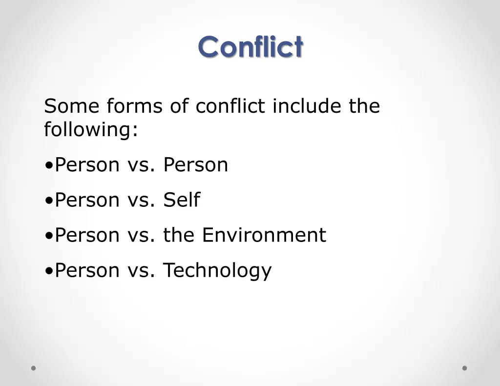 conflict 1