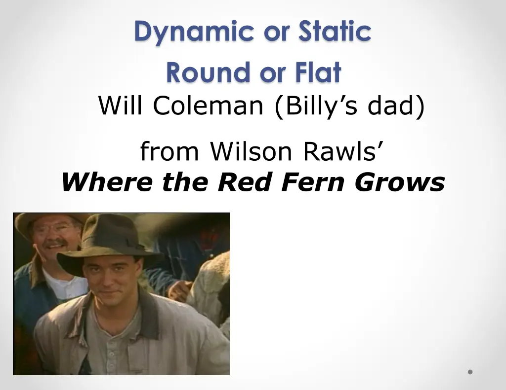 dynamic or static round or flat 2