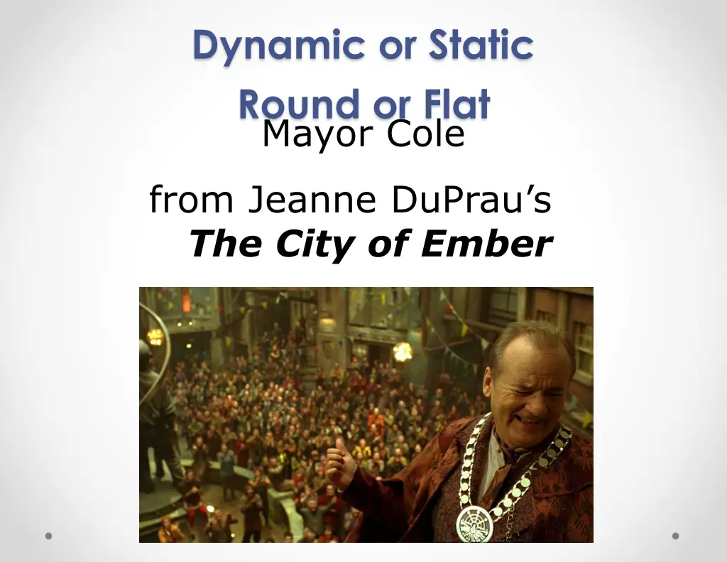 dynamic or static round or flat 3