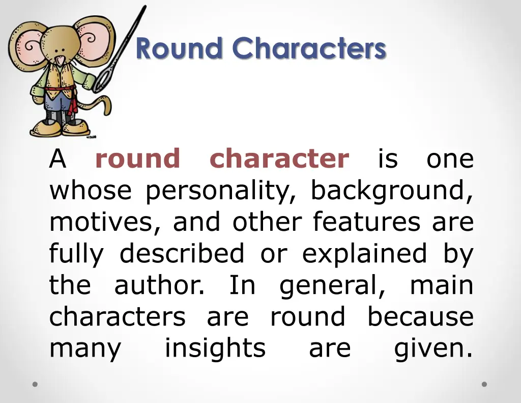 round characters