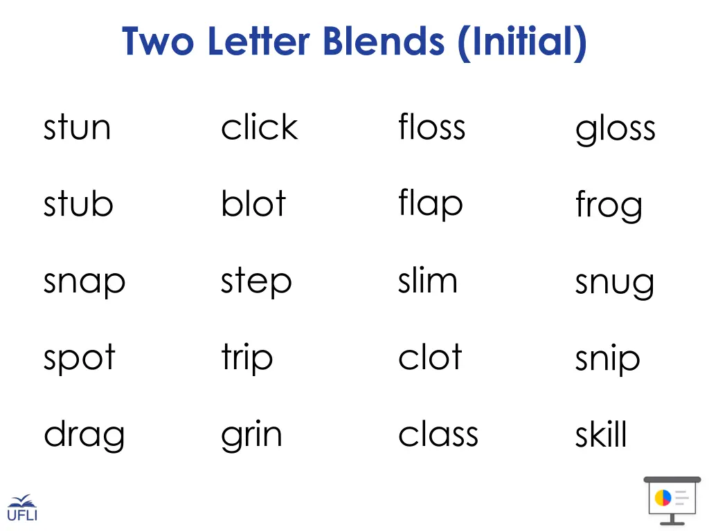 two letter blends initial 1