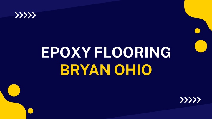 epoxy flooring bryan ohio