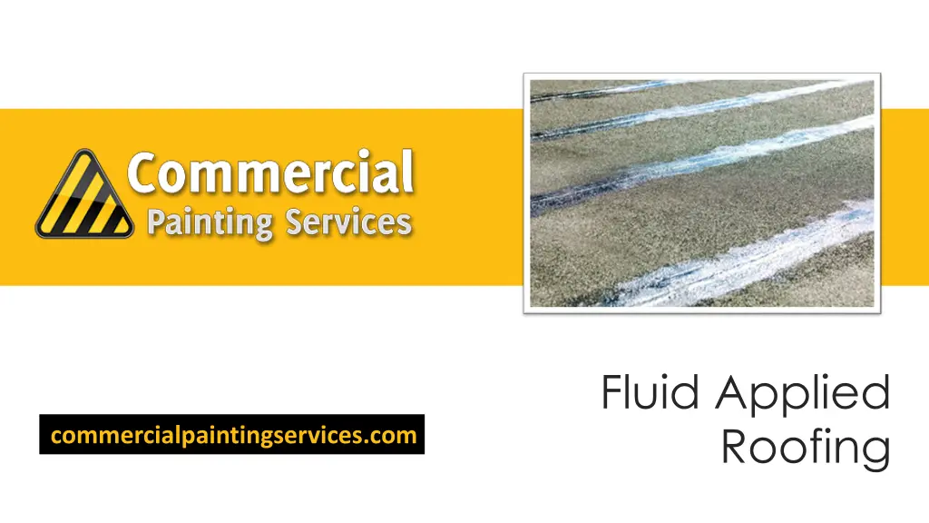 fluid applied roofing