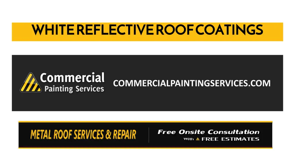 white reflective roof coatings