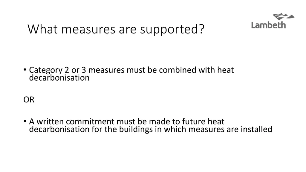 what measures are supported 1