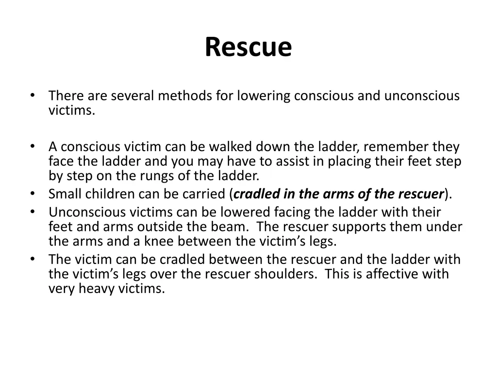 rescue