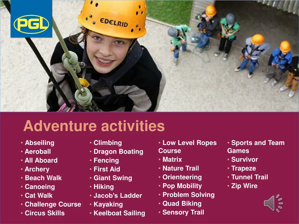 adventure activities