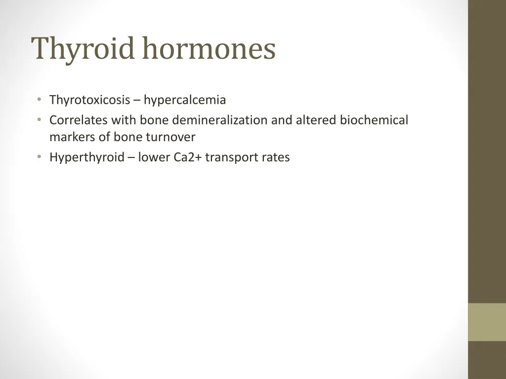 thyroid hormones