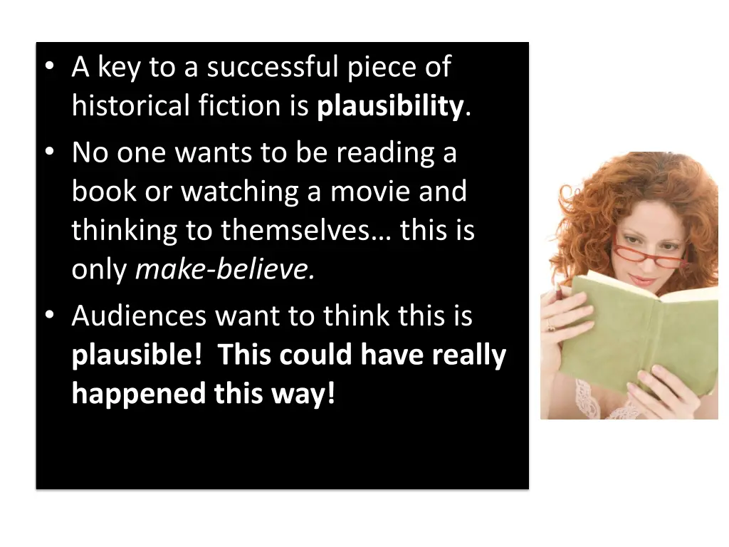 a key to a successful piece of historical fiction