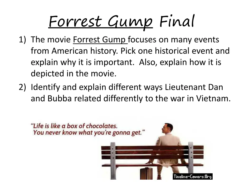 forrest gump final 1 the movie forrest gump