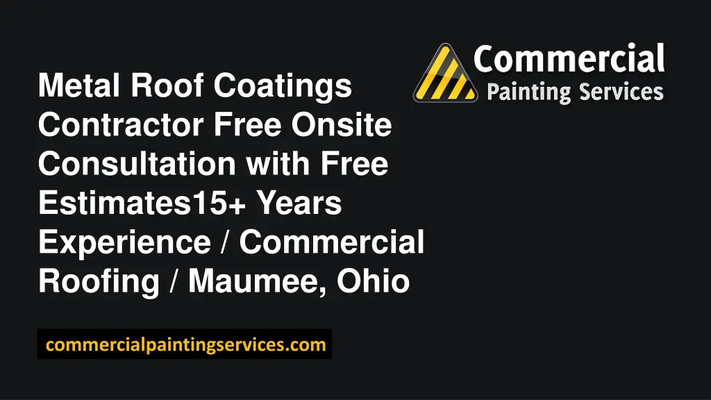 metal roof coatings contractor free onsite