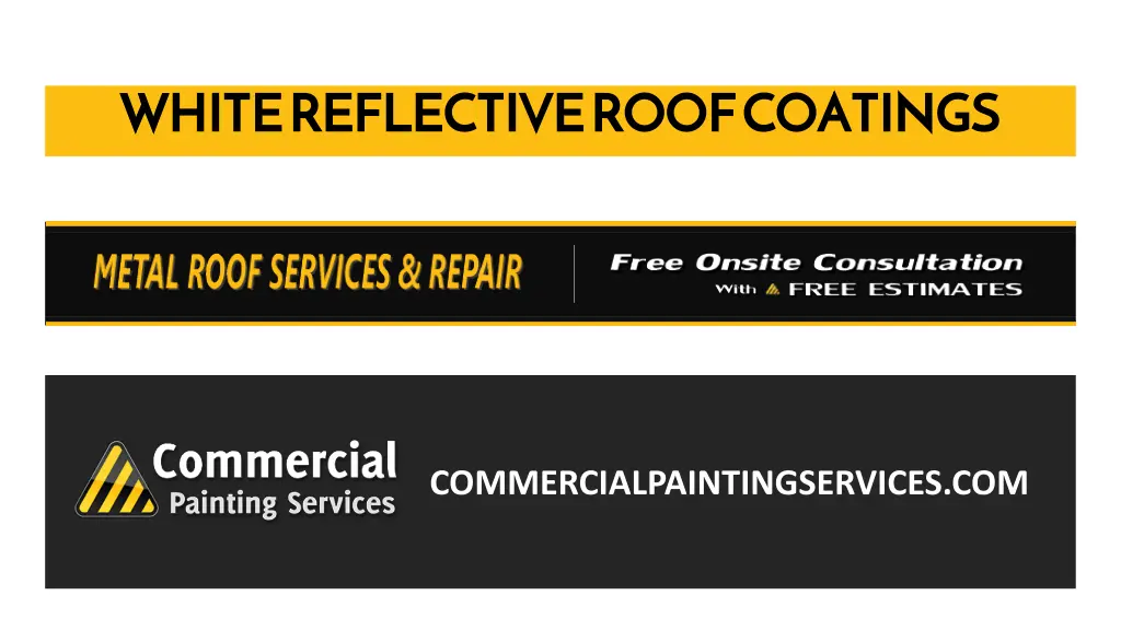 white reflective roof coatings