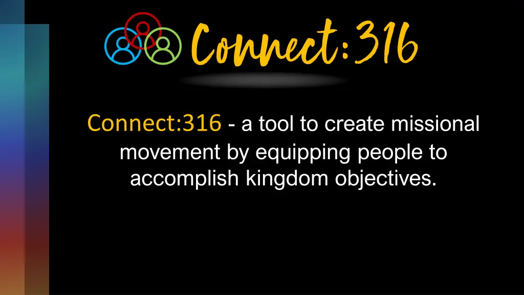 connect 316 a tool to create missional movement