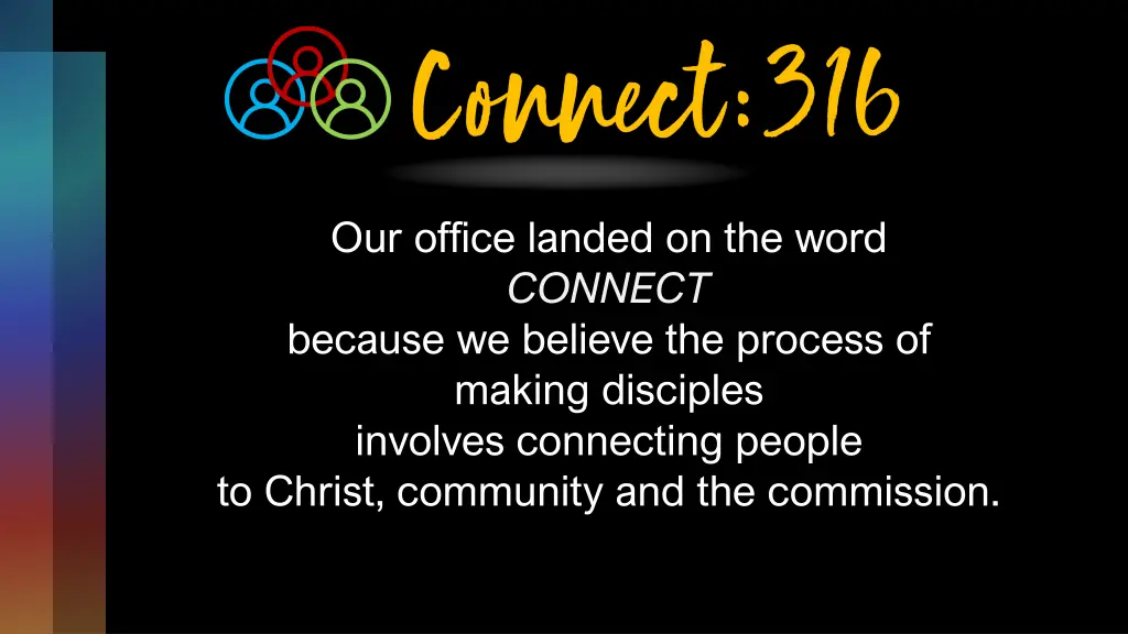 our office landed on the word connect because