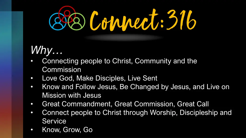 why connecting people to christ community