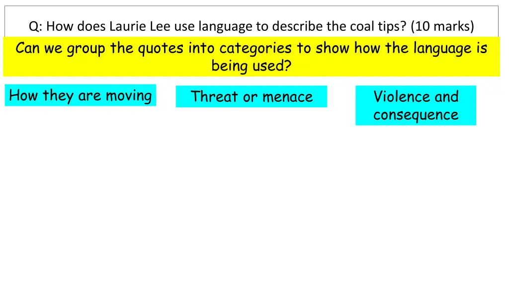 q how does laurie lee use language to describe 5