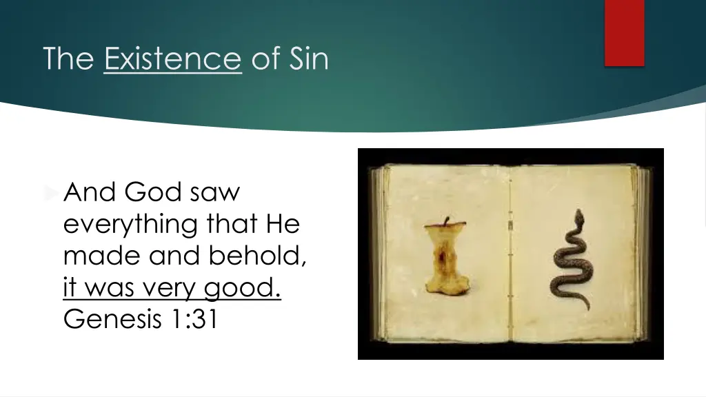 the existence of sin 1