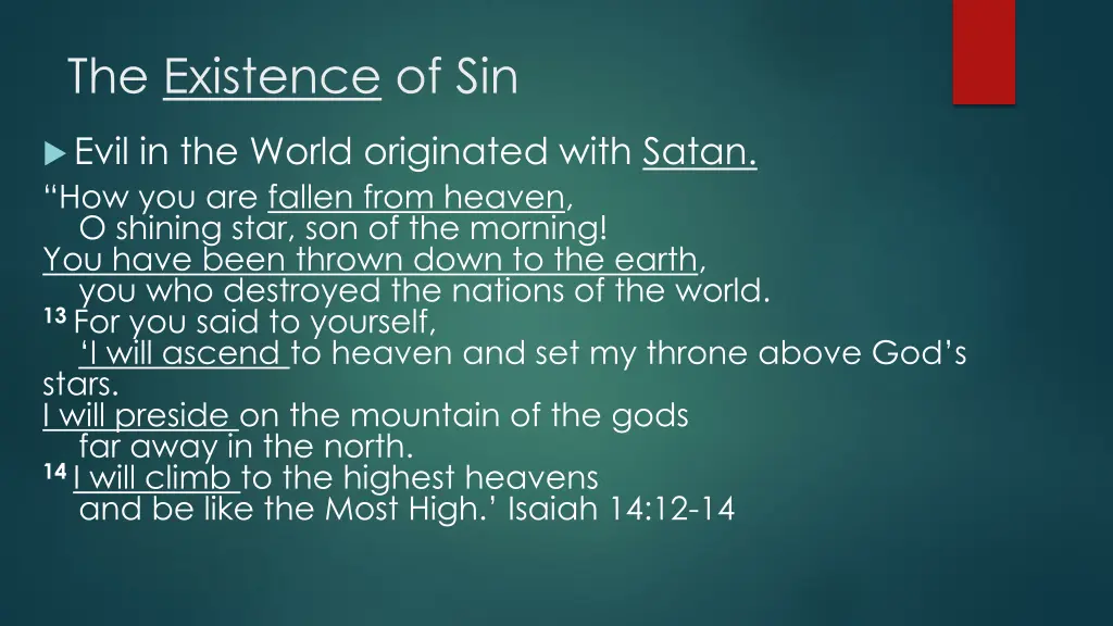 the existence of sin 2