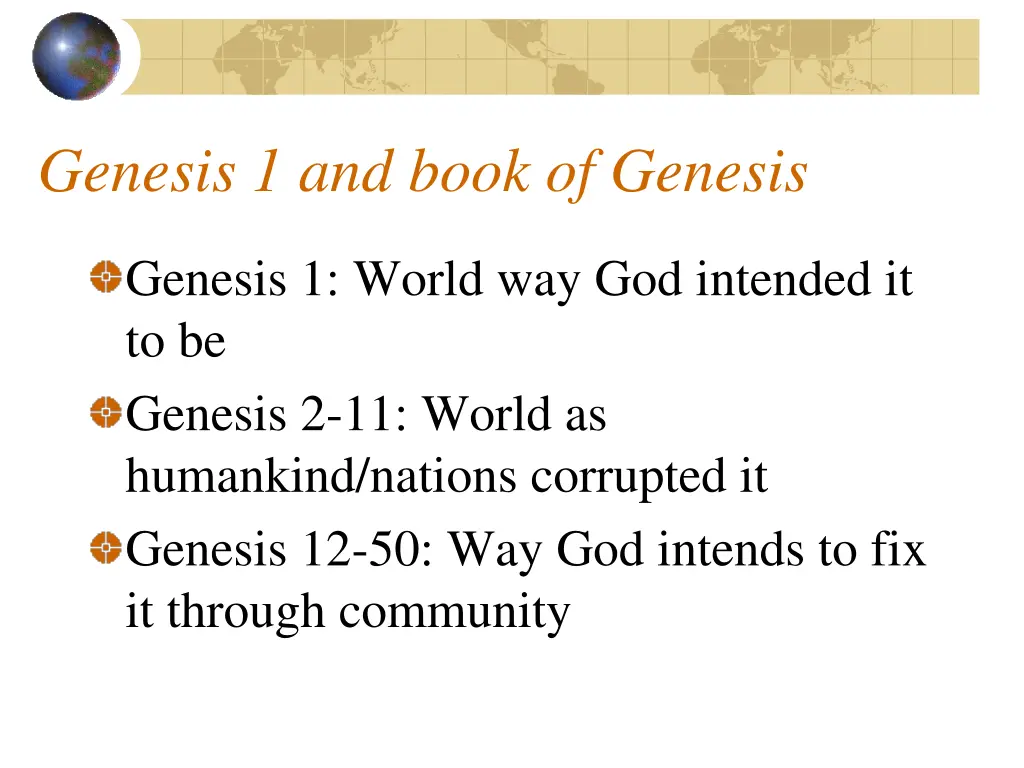 genesis 1 and book of genesis