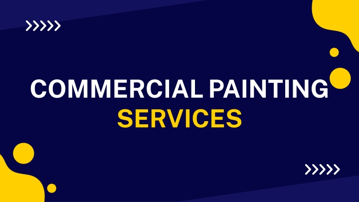 commercial painting services