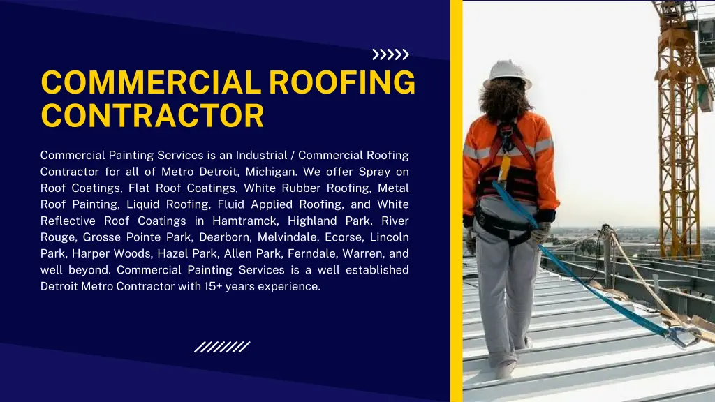 commercial roofing contractor