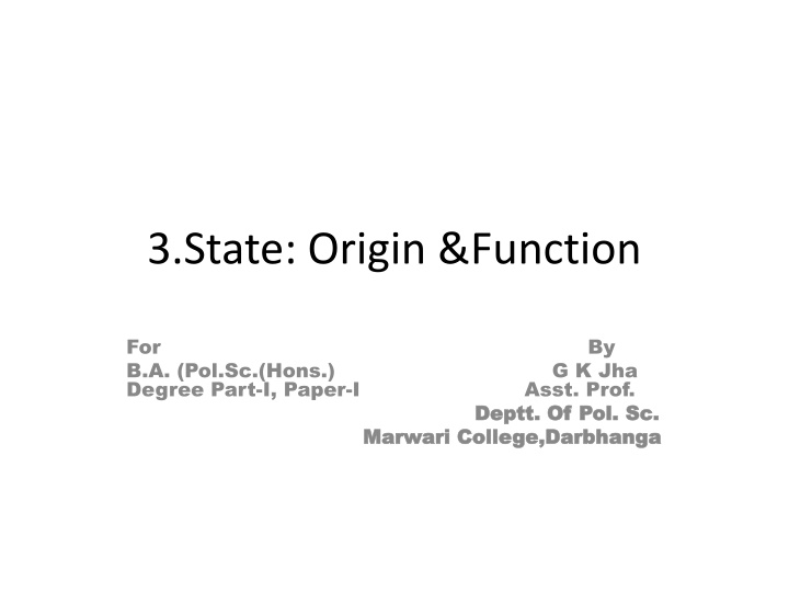 3 state origin function