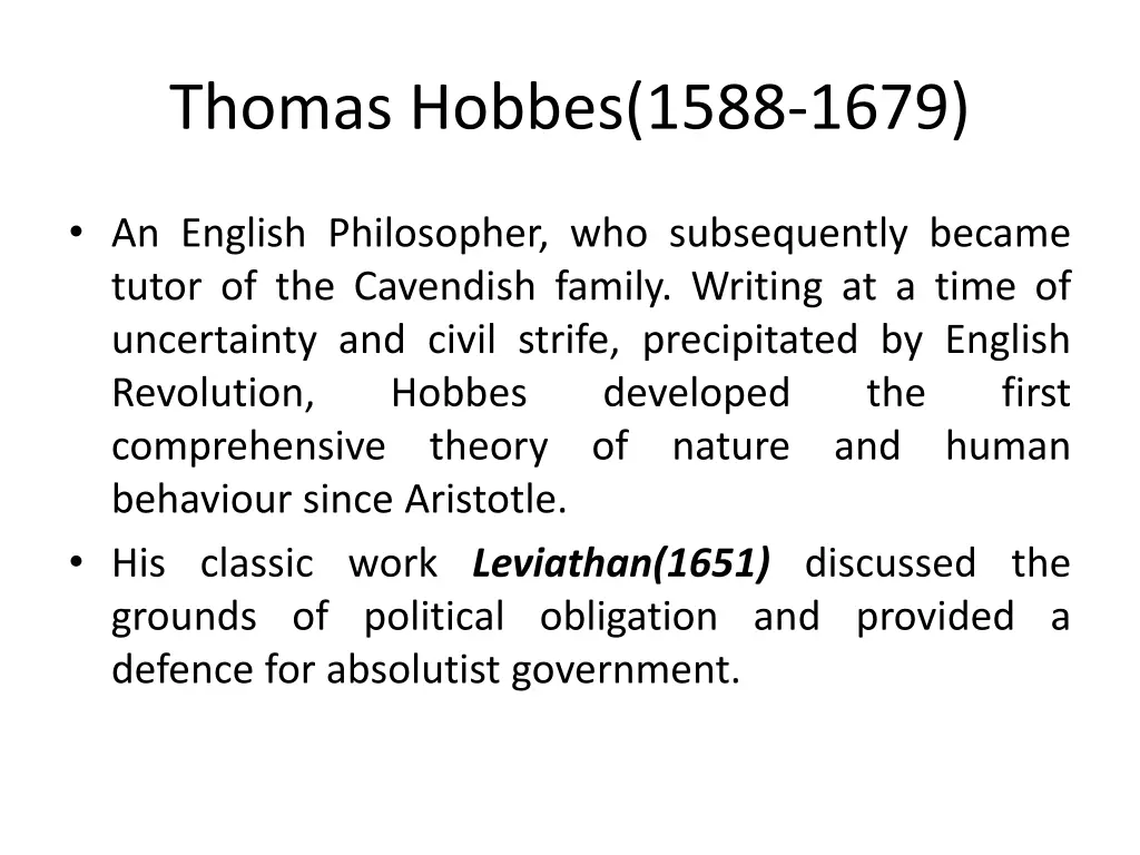 thomas hobbes 1588 1679