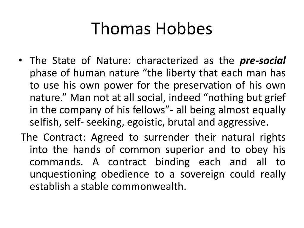 thomas hobbes